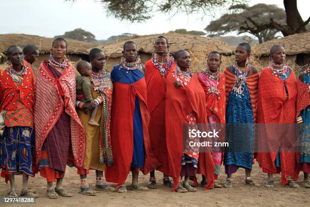 African Women From Masai Tribe Kenya Africa Stock Photo - Download Image Now - Maasai People, Africa, African Ethnicity