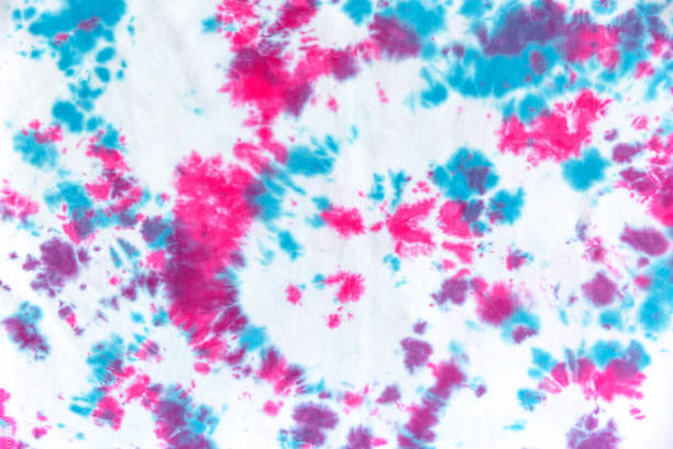 istock Tie dye shibori seamless pattern. Watercolour abstract texture. Close up. 1297422088