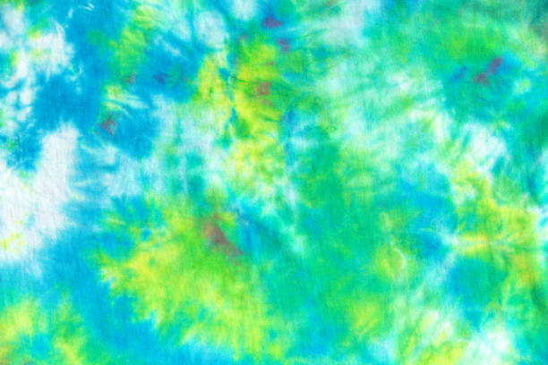 istock Tie dye shibori pattern. Watercolour abstract texture. 1297422141