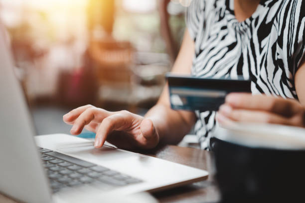 istock Online shopping, payment, ecommerce and banking concept. 1297427756