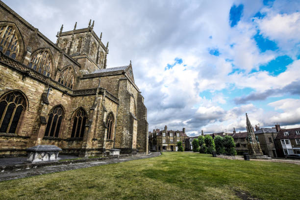 istock Side View Of Sherborne Abbey, UK 1297431305