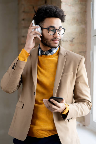 istock Man enjoying the music 1297433049