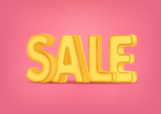 istock Gold or yellow inscription sale 1297434676