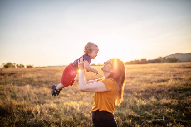 istock Playing in nature with my mum 1297435987