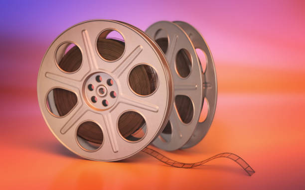 istock 35mm film strip Gradient Background 1297436011