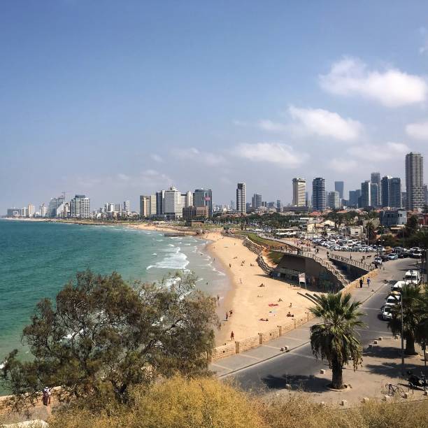 istock Beach view of Tel Aviv Israel 1297440937