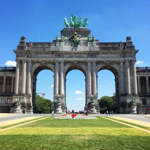 The grand arch in the Belgium Parc du Cinquantenaire really is impressive.