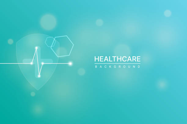 Healthcare, medical, technology and science wallpaper template. vector illustration Healthcare, medical, technology and science wallpaper template. vector illustration medical technology stock illustrations