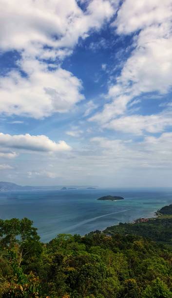 istock Forest, sea and island 1297448665