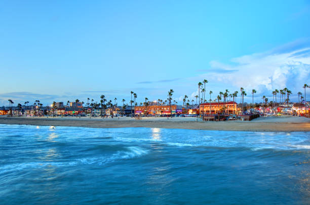 Newport Beach, California Newport Beach is a coastal city in Orange County, California, United States. Newport Beach is known for good surfing and sandy beaches newport beach california stock pictures, royalty-free photos & images