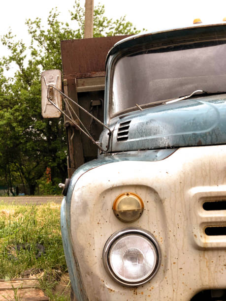 istock An old pickup truck. Truck with rust 1297460409