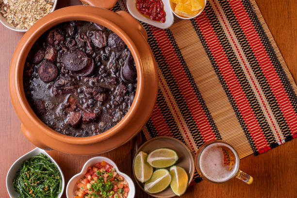 istock Feijoada, typical Brazilian food with black beans, pork and sausage 1297460627