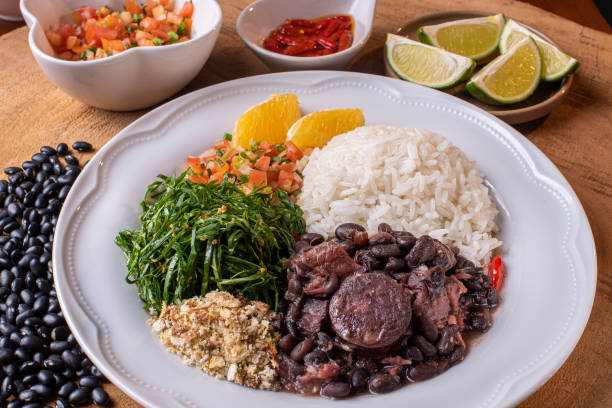 istock Feijoada, typical Brazilian food with black beans, pork and sausage 1297461794