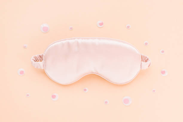 istock Sleeping mask and googly eyes, insomnia concept 1297465839