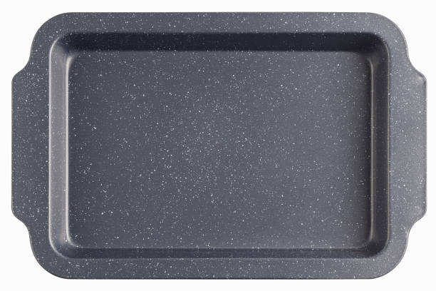 istock cheap thin oven-tray isolated on white background, new 1297466346