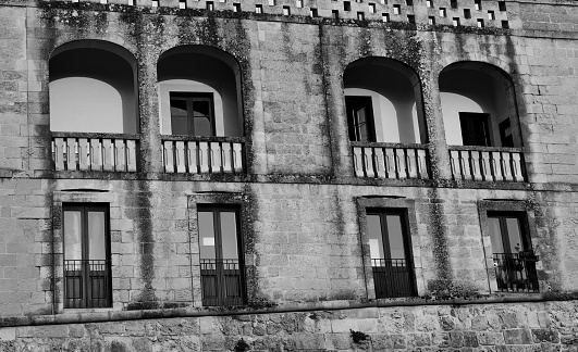 historic buildings in Otranto Puglia Italy