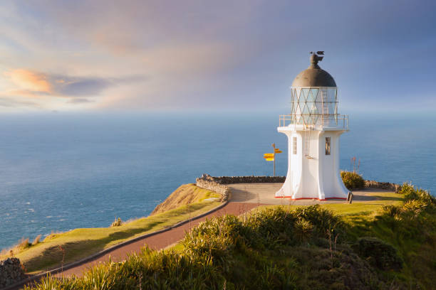istock Cape Reinga Lighthouse in New Zealand 1297469575