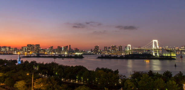 istock Tokyos famous Rainbow Bridge 1297471022