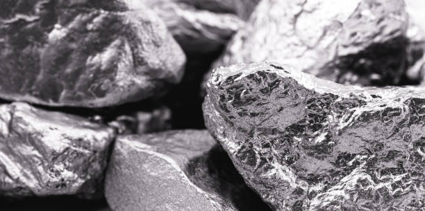 istock Palladium is a chemical element that at room temperature contracts in the solid state. Metal used in industry. Mineral extraction concept. 1297471966
