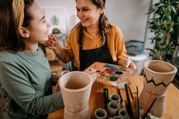 istock Enjoying and fun in art studio 1297473858