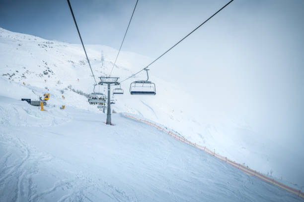 A beautiful morning on Mammoth Mountain in California.