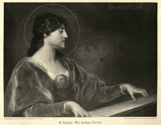 istock Saint Cecilia, patron of music and musicians 1297477926