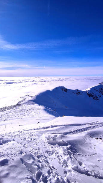 istock Above the clouds in the mountains 1297483976