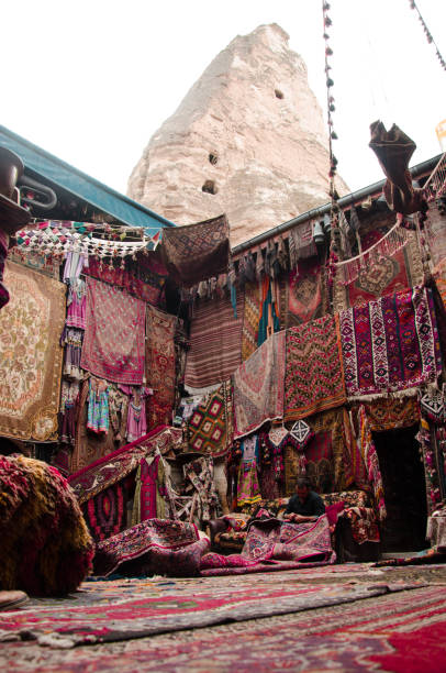 istock Ortahisar cave city in Cappadocia, Turkey on sunset 1297496129