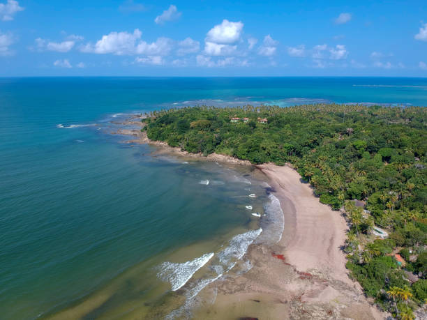 istock Boca da Barra Beach at Boipeba aerial view 1297501638