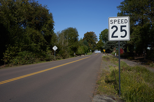 Jasper, Alberta, Canada - May 1 2021 : Road sign of Trans-Canada Highway 16, Yellowhead Highway, Alberta Provincial Highway No. 16. Canadian Rockies.