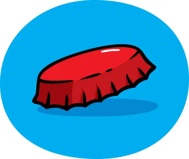 Vector illustration of Bottlecap Doodle