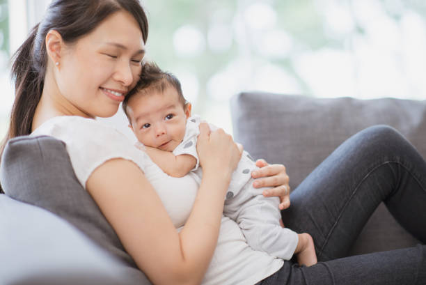 istock New mother and baby 1297512952
