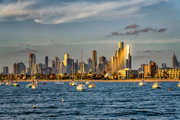 istock Sunset at St. Kilda Pier - Melbourne - Victoria - Australia (Jan 2021) 1297521321