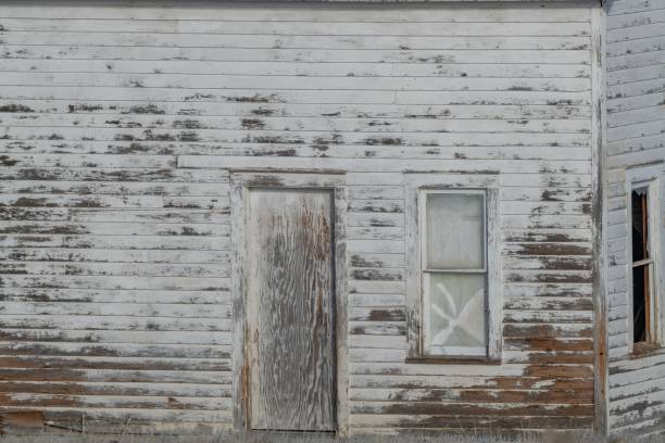 Broken down ranch house in western USA