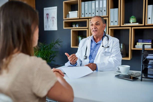 istock Good advice that keeps his patient's in good health 1297543309
