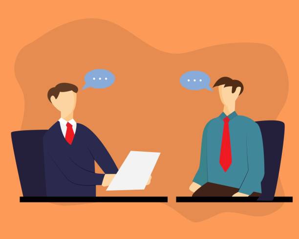 Interview Between Two Persons 400+ Two Person Interview Stock Illustrations, Royalty-Free Vector ...