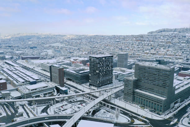 istock Zurich City snow covered 1297563620