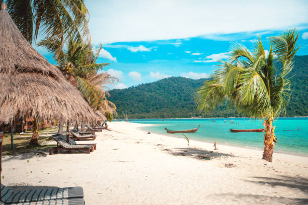 istock Tropical beach in the Lipe 1297566919