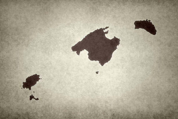 istock Grunge map of the Balearic Islands 1297569968