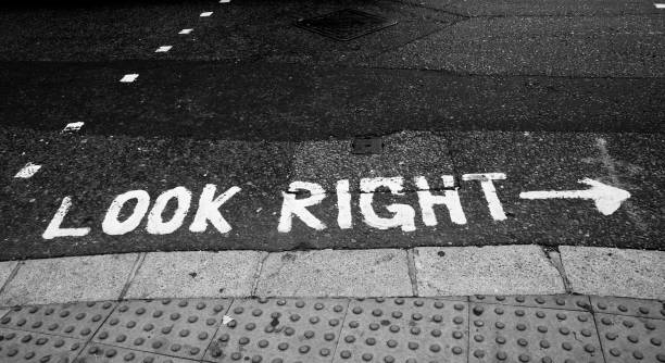 istock Look Right - London streets 1297570730