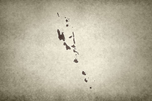 istock Grunge map of Vanuatu 1297571129