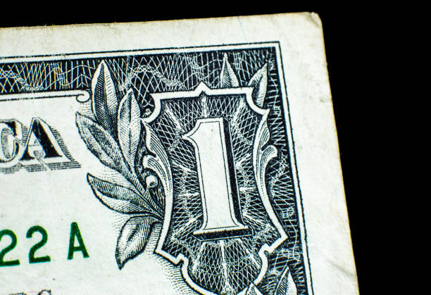 istock American dollar close up photo. Macro banknotes. 1297572419