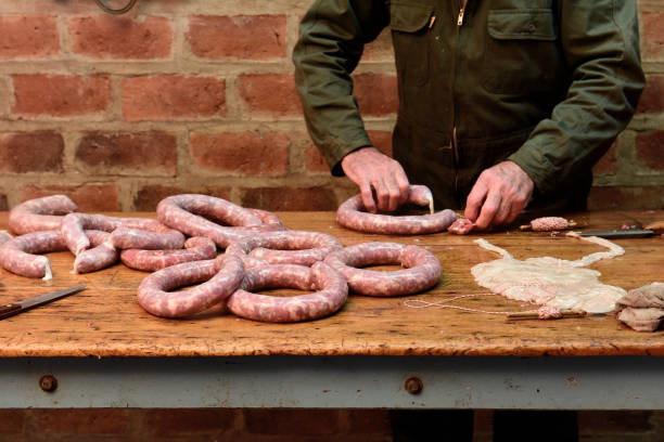 istock Traditional carnated.sausage elaboration 1297587826