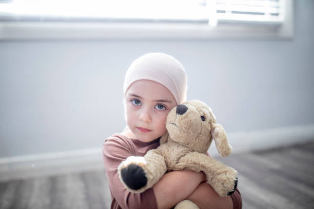 istock Young girl with leukaemia 1297589026