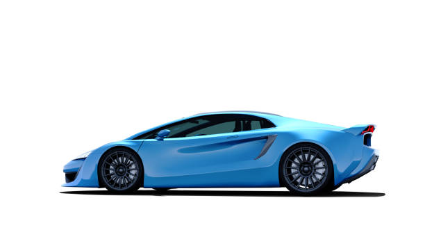 istock blue sportscar front view isolated on white 1297590644