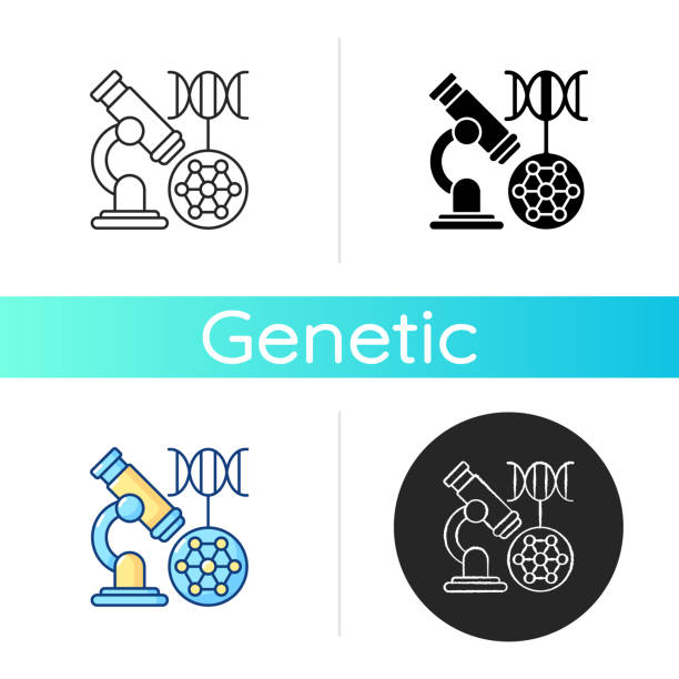 значок микроаррея днк - microarray stock illustrations