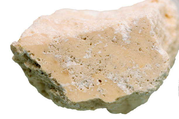 istock Aragonite, mineral in a closeup 1297592840