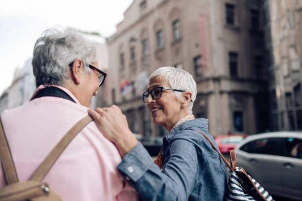 istock Two old friends enjoying their joint vacation 1297601098