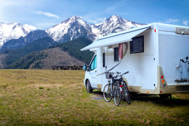 istock Vacations in Slovakia - A motorhome trip through the Tatra Mountains 1297602059