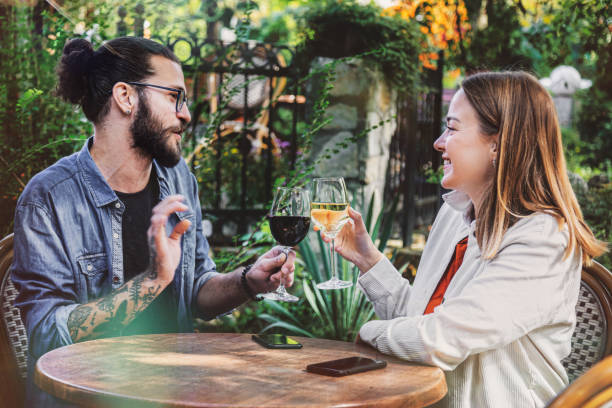 istock Couple on a Valentine's Day date 1297603247